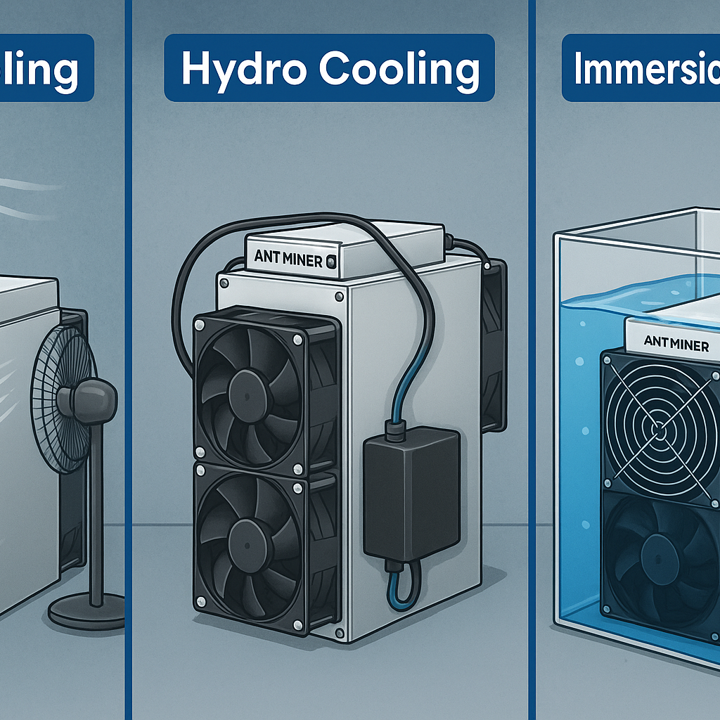 Refroidissement Air vs Hydro vs Immersion – quel choix pour votre ASIC 2025 ?