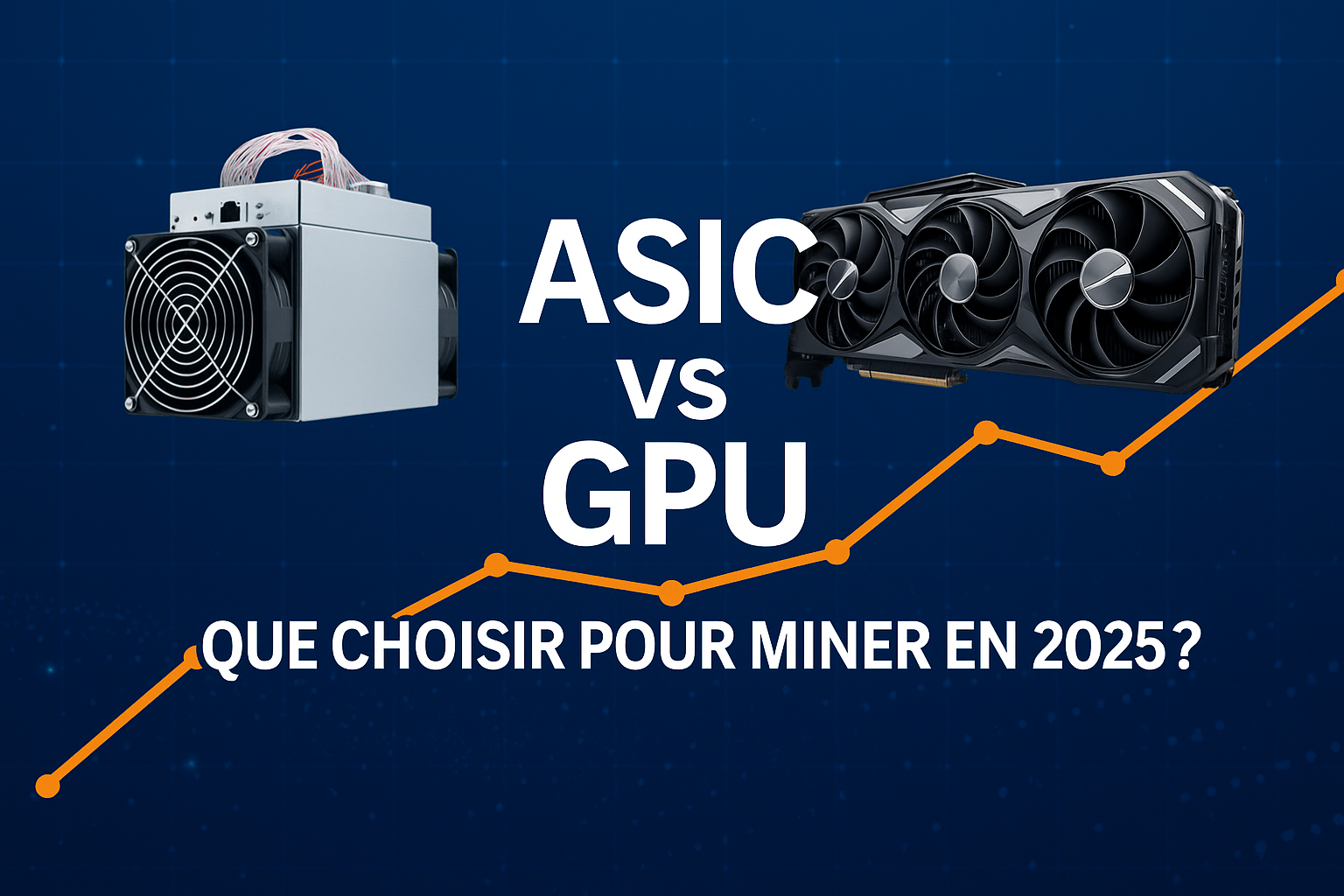 ASIC vs GPU : que choisir pour miner en 2025 ? | Guide Minent.fr
