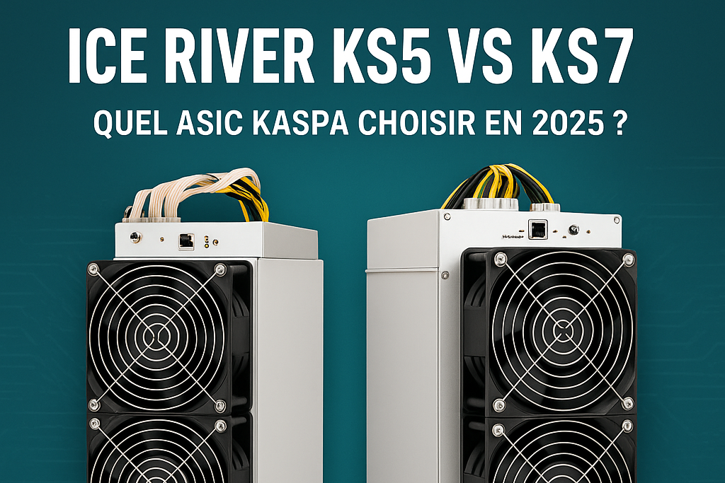 IceRiver KS5 vs KS7 – quel ASIC Kaspa choisir en 2025 ?