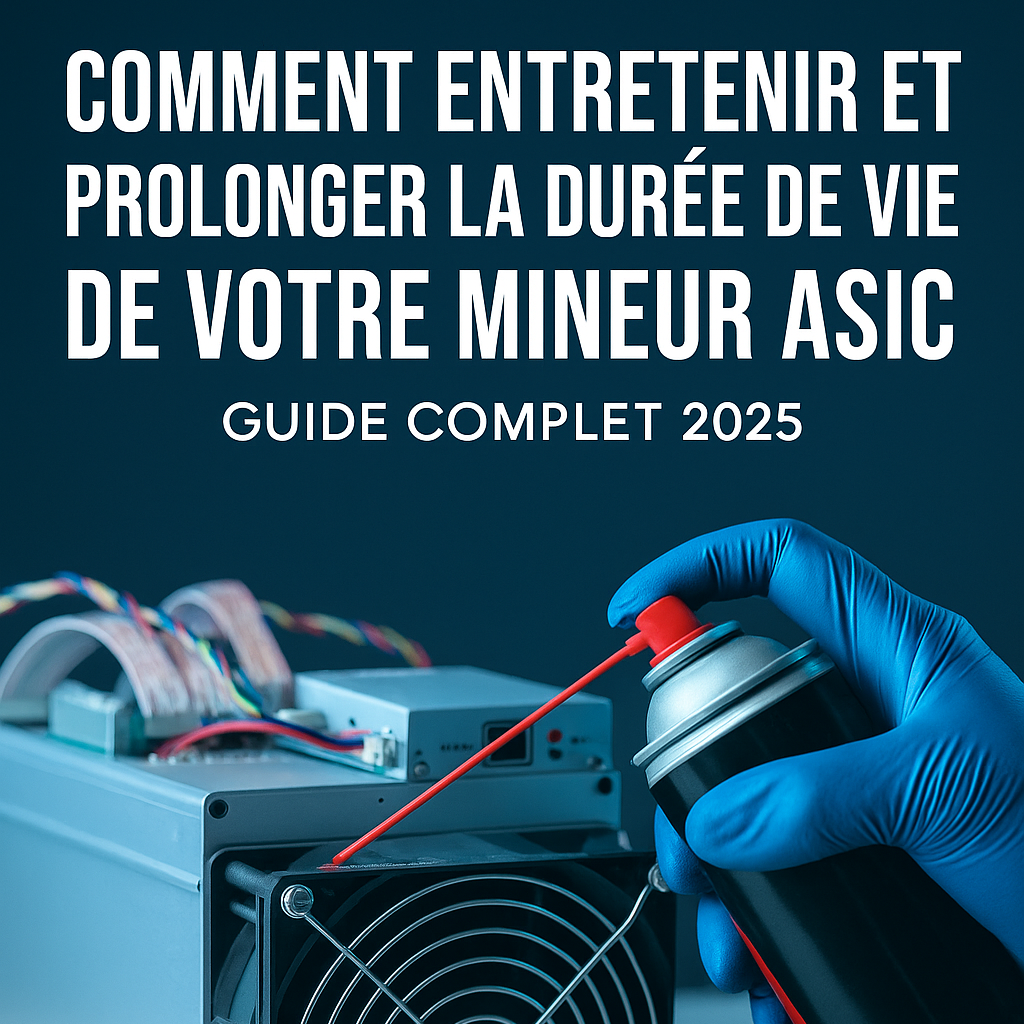 Entretien ASIC : prolonger la durée de vie de votre mineur | Minent.fr