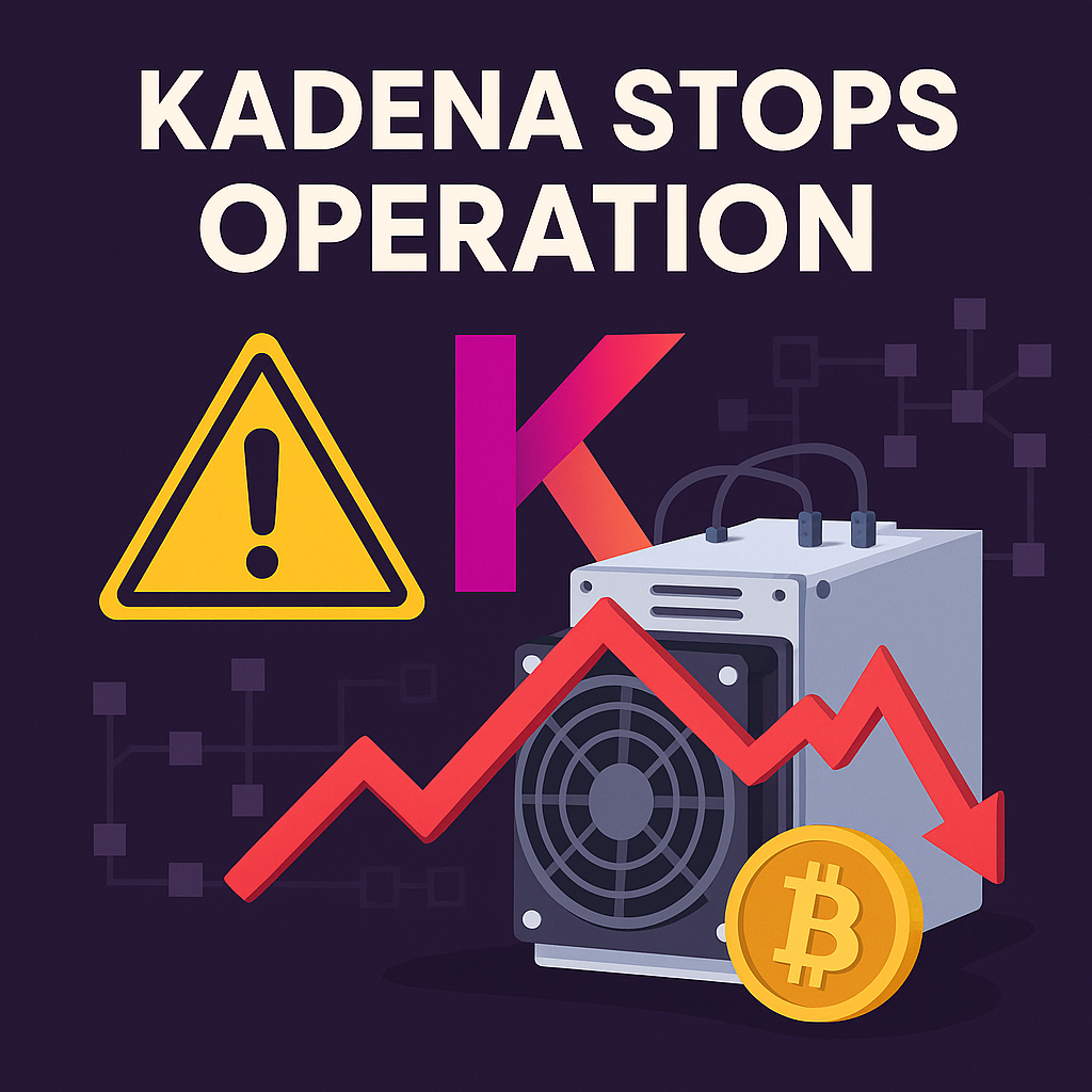 Kadena arrête ses opérations – Impact sur les ASIC Kadena (KA3)