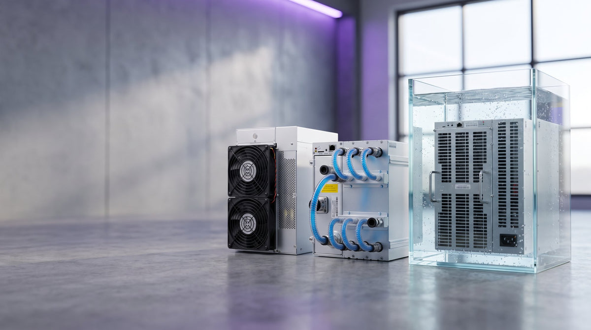 Luchtkoeling versus waterkoeling versus dompelkoeling – welke keuze maakt u voor uw ASIC in 2025?